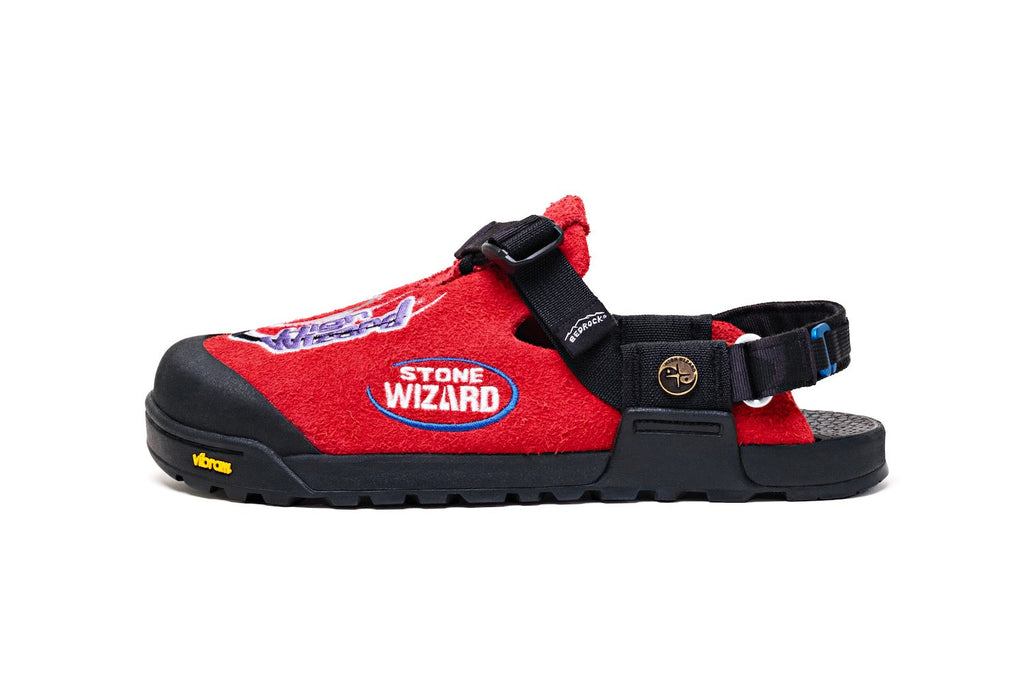 Stone Wizard Mountain Clog - Leather Suede (Hidden Red)