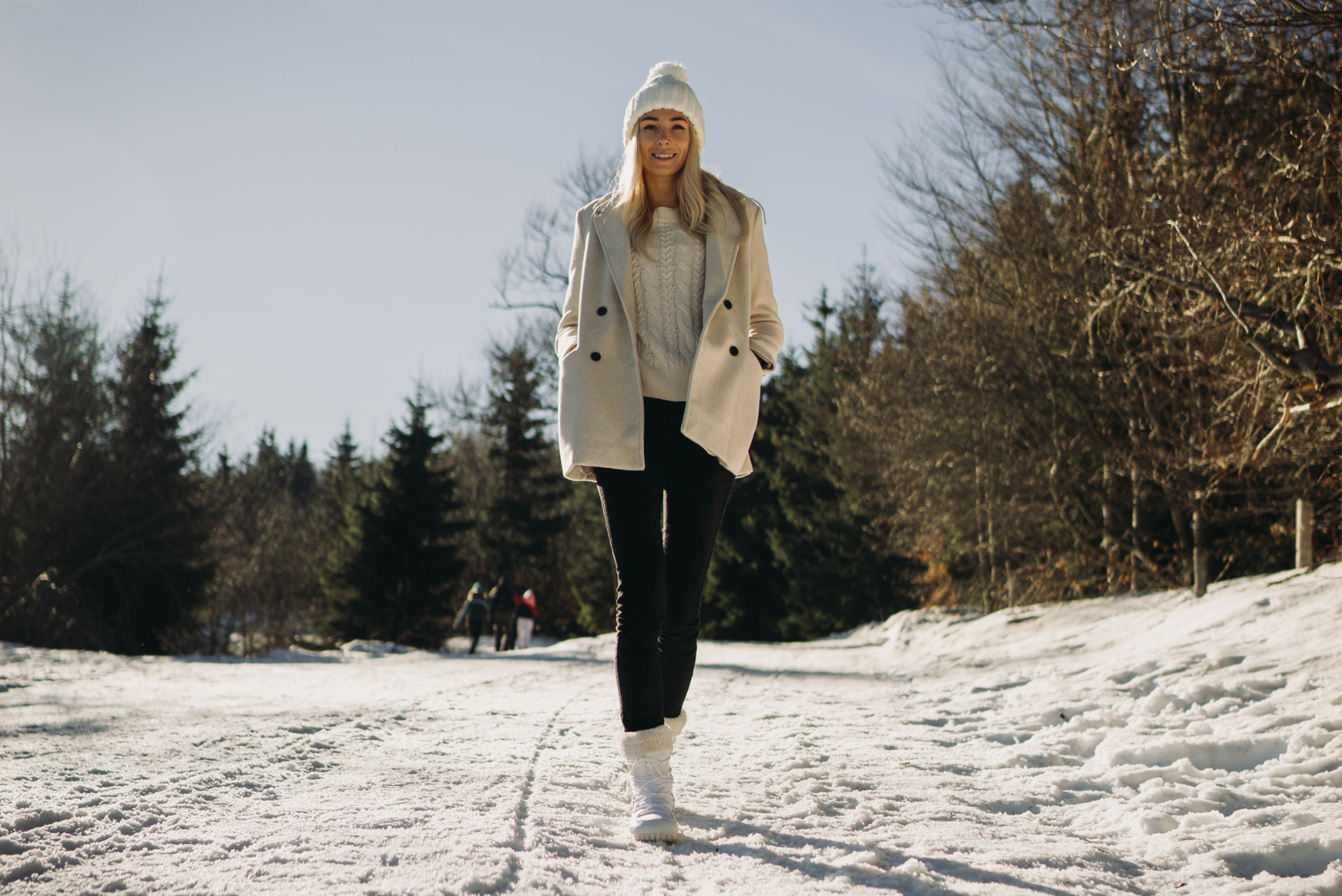 barefoot snowboots Irbis Snow white