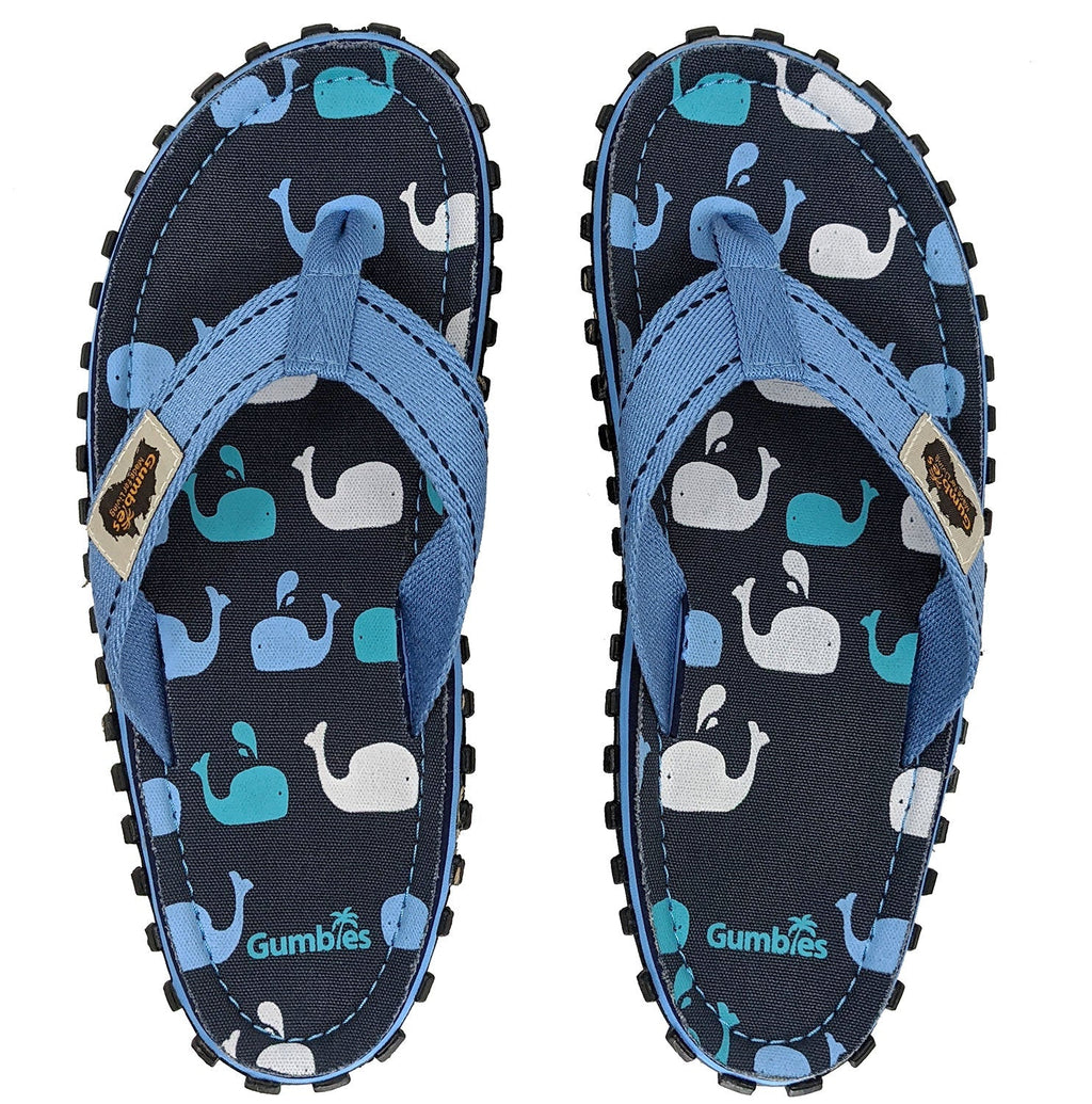 Islander Flip-Flops - Whales