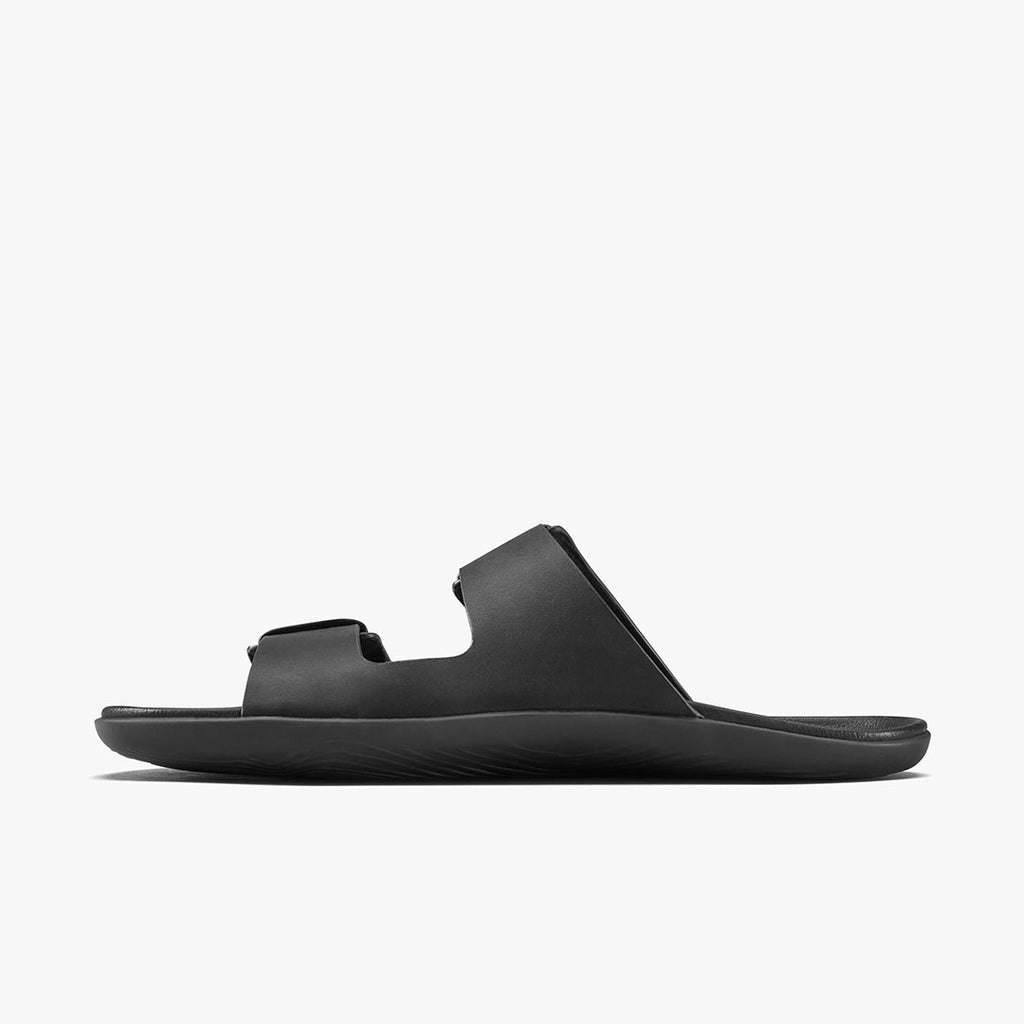 靴 vivobarefoot SENSUS YIN SLIDE / EU40 Vivobarefoot Women's Sensus Yin Slide - Obsidian Leather – Correct