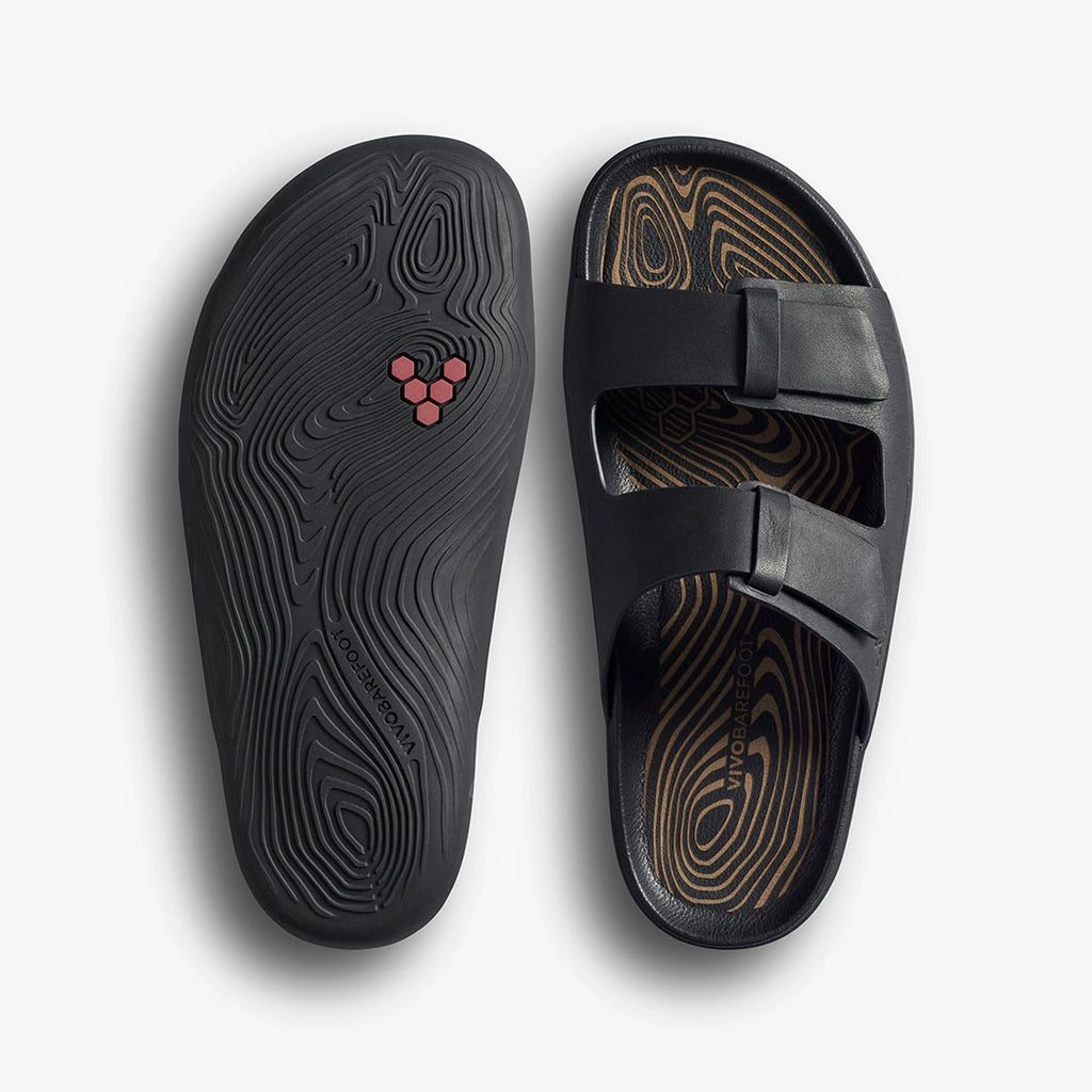 Vivobarefoot Women's Sensus Yin Slide - Obsidian Leather – Correct Vivobarefoot Women's Sensus Yin Slide - Obsidian Leather – Correct