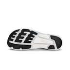 Black and white athletic shoe sole with textured treads and embossed Altra logo.